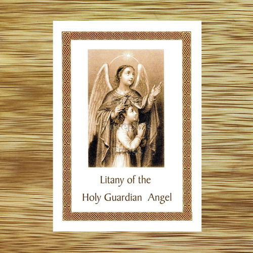 Guardian Angel Litany Card