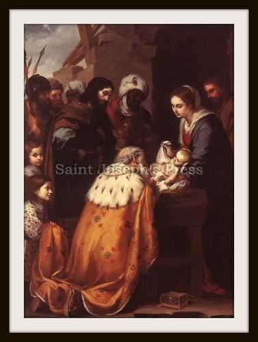 Adoration of the Magi by Murillo 5" x 7" Print