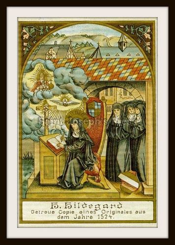 St. Hildegard 4" x 6" Print