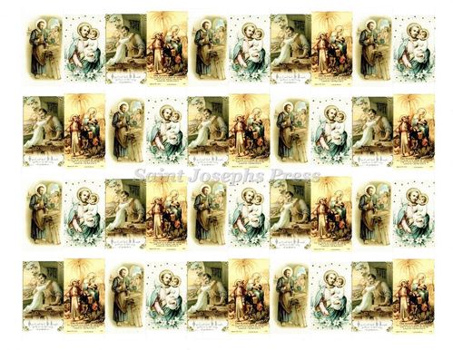 St. Joseph and the Child Jesus Stickers