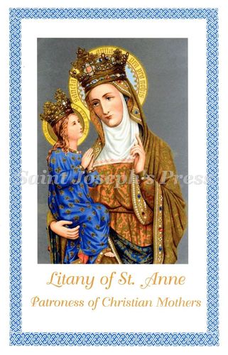 Litany to Saint Anne Card