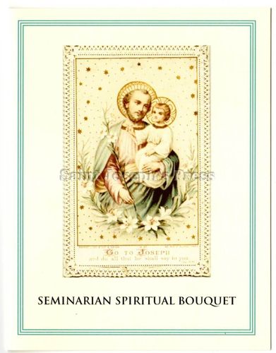 Seminarian Spiritual Bouquet Card