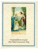 First Communion Congratulations Card #4