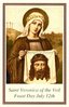 St. Veronica of the Veil Prayer Card