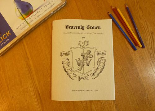 Heavenly Crown - Coloring Book and Lives of the Saints