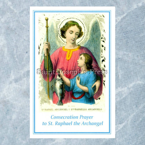 St. Raphael the Archangel Consecration Holy Card