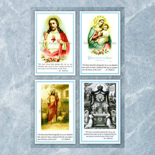 Funeral Holy Cards
