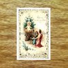 Christ Child and Christmas Tree Holy Card