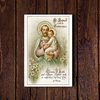 Saint Joseph Print - From An Antique French Holy Card